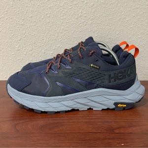 New Hoka One One Anacapa Low GTX Mens 10 D Gore-Tex Outer Space Hiking Shoes
